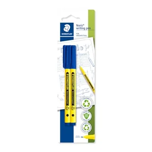 STAEDTLER 307-3 BK2 Noris długopis do pisania odręcznego - niebieski (2 sztuki) - Długopisy - miniaturka - grafika 1