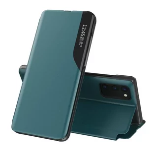 Eco Leather View Case elegancki futerał etui z klapką i funkcją podstawki Samsung Galaxy A72 4G zielony - Etui i futerały do telefonów - miniaturka - grafika 1