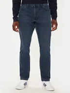 Spodnie męskie - Wrangler Jeansy River 112356840 Granatowy Tapered Fit - miniaturka - grafika 1