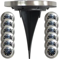 Lampy ogrodowe - LAMPA SOLARNA 8 LED SMD DO WBICIA W PODŁOŻE KPL.12SZT - miniaturka - grafika 1