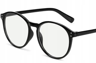 Okulary korekcyjne duże minusy czarne -1 - Okulary korekcyjne, oprawki, szkła - miniaturka - grafika 1