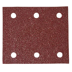 Makita Papier ścierny na rzep 114 x 102 mm (6 otworów) ziarn. 80, 50 szt. P-4243 - Materiały ścierne - miniaturka - grafika 1