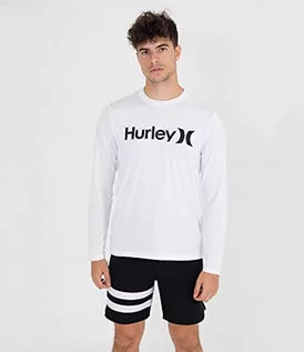 Koszulki męskie - Hurley Hurley Męska koszulka M OAO Hybrid Ls Tee Rash Guard MAT0000470 - grafika 1