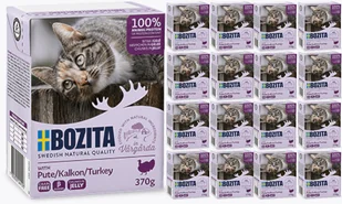 Bozita Cat Kawałki Indyka W Galaretce 16 x 370g - Mokra karma dla kotów - miniaturka - grafika 1