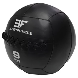 Piłka Wall Ball 9 kg CFA-1772 BAUER FITNESS (czarna) - Piłki do ćwiczeń - miniaturka - grafika 1