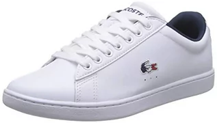 Sneakersy damskie - Lacoste Damskie sneakersy 39sfa0048, Wht Nvy Red, 38 EU - grafika 1