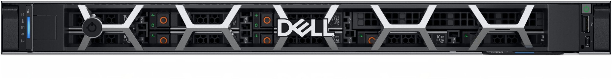 Serwer Dell PowerEdge R360 serwer 480 GB Rack 1U Intel Xeon 6 6315P 2,8 GHz 32 GB DDR5-SDRAM 700 W GNYR5
