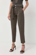 Spodnie damskie - Morgan jeansy damskie high waist - miniaturka - grafika 1