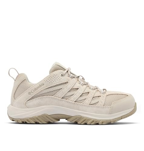 Columbia Crestwood Wide Low Rise damskie buty trekkingowe i trekkingowe, Soft Taupe Pebble, rozmiar 40,5 EU