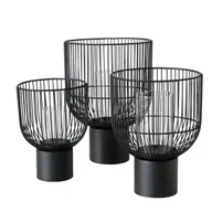 Świeczniki - Metalowe świeczniki CANDY, 3 sztuki - miniaturka - grafika 1