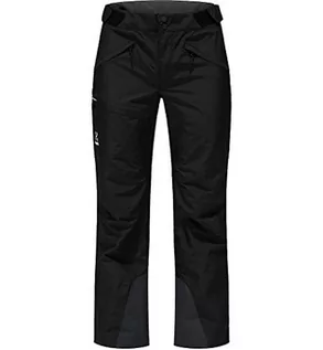 Spodnie damskie - Haglöfs Haglöfs Spodnie narciarskie damskie Lumi Form Pant wodoodporne, wiatroszczelne, oddychające True Black M 604623 - grafika 1
