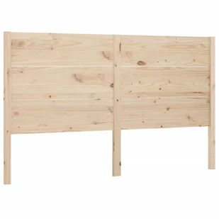 Wezgłowie łóżka, 156x4x100 cm, lite drewno sosnowe - Inne meble do sypialni - miniaturka - grafika 1