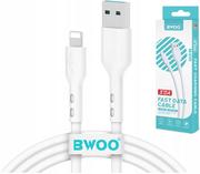 Kable USB - BWOO Kabel USB Lightning BWOO X172L 1m Biały GSM113480 - miniaturka - grafika 1