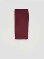Spódnice - Reserved - Spódnica midi z wiskozą - bordowy - miniaturka - grafika 1