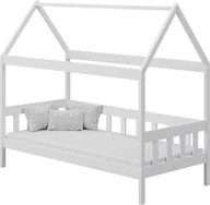 Łóżka dla dzieci i młodzieży - Elior Białe skandynawskie łóżko domek - Dada 3X 180x90 cm - miniaturka - grafika 1