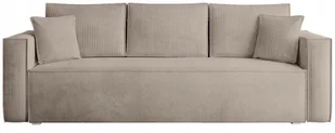 Sofa z funkcją spania Top trzyosobowa kanapa rozkładana sztruks - Sofy i kanapy - miniaturka - grafika 1