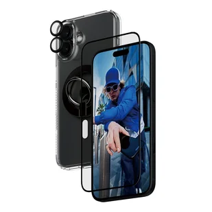 PanzerGlass 4-in-1 Protection Bundle iPhone 16 Plus Przezroczysta ochrona ekranu Apple 1 szt. - Etui i futerały do telefonów - miniaturka - grafika 1