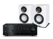 Zestawy stereo - Yamaha R-N1000A (czarny) + Carina BS243.4 (biały) - miniaturka - grafika 1