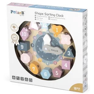 Viga, Sorter kształtów, Zegar 44053, brązowy - Łamigłówki Viga, Sorter kształtów, Zegar 44053, brązowy - Łamigłówki - miniaturka - grafika 1