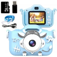 Aparaty Cyfrowe - Bambino Pirat 40 Mpx z Kartą Pamięci 32GB, Niebieski - miniaturka - grafika 1