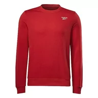 Bluzy męskie - Reebok Męska bluza z lewej klatki piersiowej, Vector czerwony/czarny, L, Vector Red/Black, L - miniaturka - grafika 1