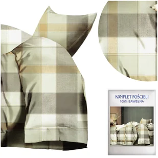 Pościel 160 x 200 3cz Satyna Bawełniana nr A1806 - Pościel - miniaturka - grafika 1