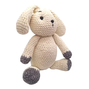 Maskotka Szydełkowa Królik 40 cm – Ręcznie Robiona Przytulanka - Maskotki i pluszaki - miniaturka - grafika 1