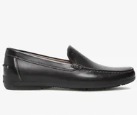 Mokasyny męskie - GEOX SIRON MĘSKIE MOKASYNY SKÓRZANE CASUAL 45 Ż7C - miniaturka - grafika 1