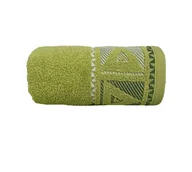 Ręczniki - Ręcznik Yolo 70x140 oliwkowy 450 g/m2 frotte Greno - miniaturka - grafika 1