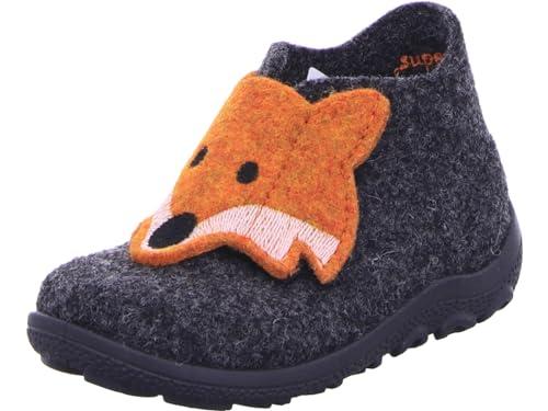 Superfit Happy OCTI Kapcie, szare/pomarańczowe 4700, 20 EU szerokie, Szary pomarańczowy 4700, 20 EU Weit