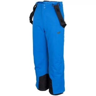 Spodnie narciarskie 4F Jr HJZ22 JSPMN001 (kolor Niebieski, rozmiar 152cm) - Spodnie narciarskie - miniaturka - grafika 1