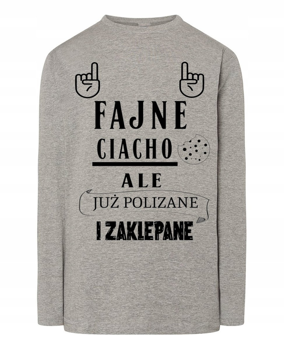 Longsleeve na Walentynki Fajne Ciacho r.3XL