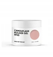 Żele do paznokci - NAILSOFTHEDAY Camouflage gel 05 - beżowy gęsty żel budujący, 30 g - miniaturka - grafika 1