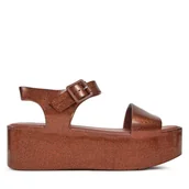 Sandały damskie - Sandały Melissa Melissa Mar Ad 31686 Brązowy - miniaturka - grafika 1