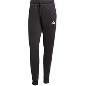Spodnie damskie - Spodnie adidas Essentials 3-Stripes Fleece Slim W JX2543 - Adidas - miniaturka - grafika 1