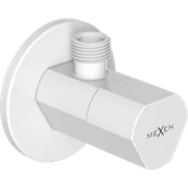 Zawory i kraniki - Mexen T zawór kątowy do baterii 1/2"x3/8", biały - 79973-20 - miniaturka - grafika 1