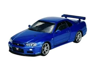 Samochody i pojazdy dla dzieci - TAYUMO NISSAN SKYLINE GT-R34 V-SPEC II NIEBIESKI 1:32 32115011 - miniaturka - grafika 1