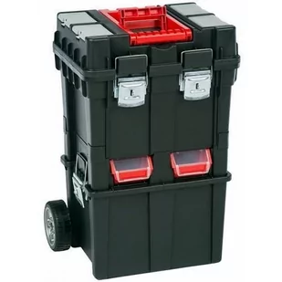 PATROL skrzynka narzędziowa na kółkach Wheelbox HD Compact czarna - Skrzynki i torby narzędziowe - miniaturka - grafika 1