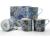 Kubki - Brookes Empireware, Wielka Brytania Komplet 4 porcelanowych kubków Azulejo - miniaturka - grafika 1