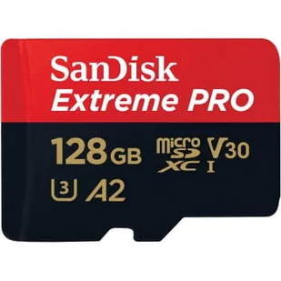 SanDisk Extreme PRO SDSQXCD-128G-GN6MA, microSDXC RescuePRO Deluxe,128GB+SD Adapter - Karty pamięci - miniaturka - grafika 1