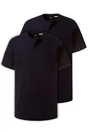 Koszulki męskie - JP 1880 Męski T-shirt 4062478809345, niebieski, L - miniaturka - grafika 1