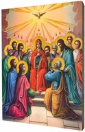 Dewocjonalia - Art christiana Ikona Zesłanie Ducha Świętego ACHI134 - miniaturka - grafika 1