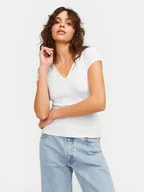 Koszulki i topy damskie - JJXX T-Shirt Hayden 12249361 Biały Slim Fit - miniaturka - grafika 1