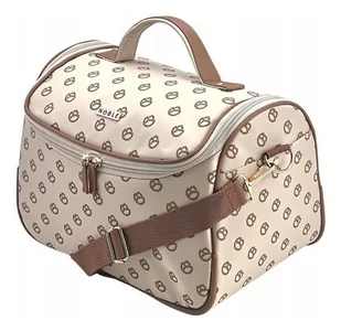 NOBLE - Damska kosmetyczka XXL - Kuferek podróżny GOLD GL003 - Kosmetyczki, organizery i kuferki - miniaturka - grafika 1