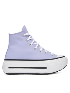 Converse Trampki Chuck Taylor All Star Lift Double Stack A15206C Fioletowy - Trampki damskie - miniaturka - grafika 1