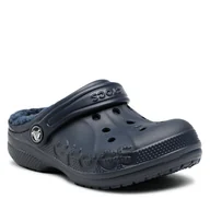 Buty dla chłopców - Klapki Crocs Baya Lined Clog K 207500-463 Granatowy - miniaturka - grafika 1