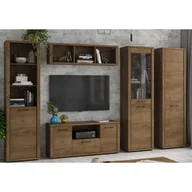 Komplety wypoczynkowe - Klasyczny komplet mebli do salonu dąb lefkas D2-B20 - miniaturka - grafika 1