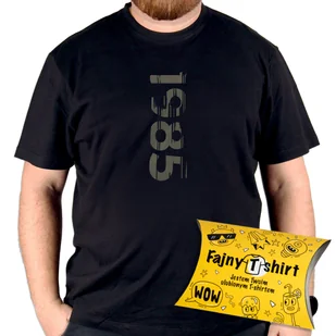 Koszulka na 40 Urodziny Prezent 1985 dla Niego Męża Faceta + Opakowanie 4XL - Koszulki męskie Koszulka na 40 Urodziny Prezent 1985 dla Niego Męża Faceta + Opakowanie 4XL - Koszulki męskie - miniaturka - grafika 1