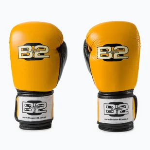 Rękawice bokserskie Division B-2 żółto-czarne DIV-SG01  16 oz - Rękawice bokserskie - miniaturka - grafika 1