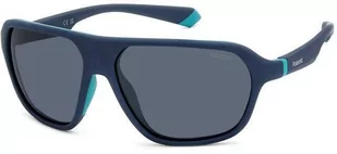 Polaroid PLD 2152/S Matte Blue - Okulary przeciwsłoneczne - miniaturka - grafika 1